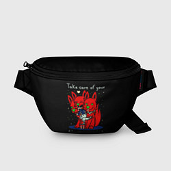 Поясная сумка Hades Загрей и милый цербер, цвет: 3D-принт