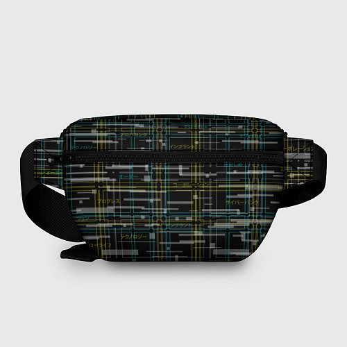 Поясная сумка Cyberpunk Tartan / 3D-принт – фото 2