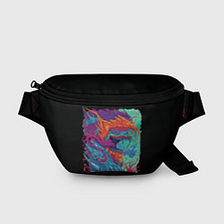 Поясная сумка Hyper beast art, цвет: 3D-принт