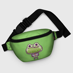 Поясная сумка Стеклянная лягушка, цвет: 3D-принт — фото 2