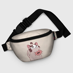 Поясная сумка Pop Cat, цвет: 3D-принт — фото 2