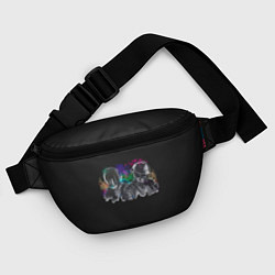 Поясная сумка Daft Punk, цвет: 3D-принт — фото 2