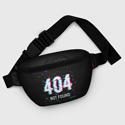 Поясная сумка Глитч 404, цвет: 3D-принт — фото 2