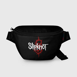 Поясная сумка Slipknot Надпись, цвет: 3D-принт