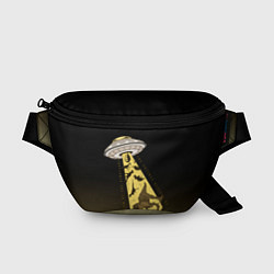Поясная сумка НЛО похищает динозавров