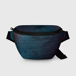 Поясная сумка Texture Blue Ripples, цвет: 3D-принт