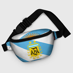 Поясная сумка Сборная Аргентины спина, цвет: 3D-принт — фото 2