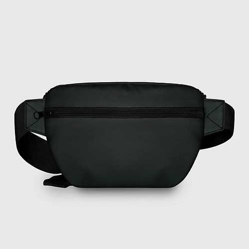 Поясная сумка Хитрый лис на черном фоне / 3D-принт – фото 2