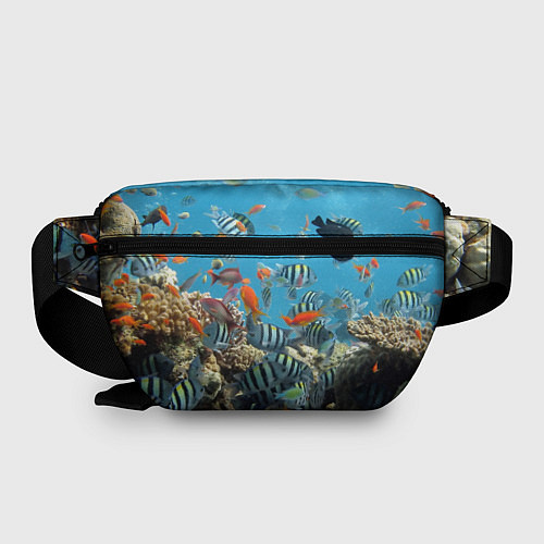 Поясная сумка Коралловые рыбки / 3D-принт – фото 2