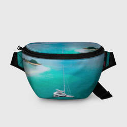 Поясная сумка ПАРУСНИК SAILBOAT Z, цвет: 3D-принт