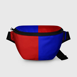 Поясная сумка Красно-синий, цвет: 3D-принт