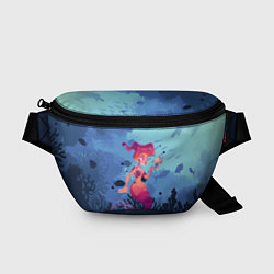 Поясная сумка Mermaid Русалочка Z, цвет: 3D-принт