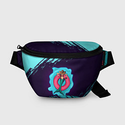 Поясная сумка Русалка на отдыхе Mermaid, цвет: 3D-принт
