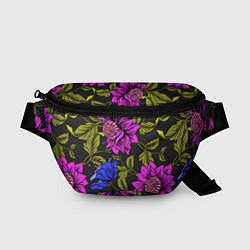 Поясная сумка Цветочный Паттерн, цвет: 3D-принт