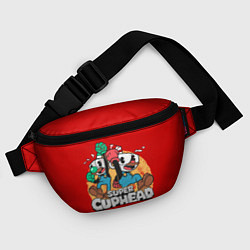 Поясная сумка Super Cuphead Bros, цвет: 3D-принт — фото 2