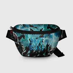Поясная сумка Толпа зомби, цвет: 3D-принт