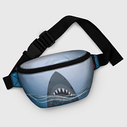 Поясная сумка Акула под водой, цвет: 3D-принт — фото 2