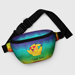 Поясная сумка Влюбленный пикачу, цвет: 3D-принт — фото 2