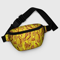 Поясная сумка Солнечные пираньи, цвет: 3D-принт — фото 2