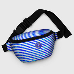 Поясная сумка Тельняшка со значком ВДВ, цвет: 3D-принт — фото 2