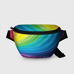 Поясная сумка Радуга, цвет: 3D-принт