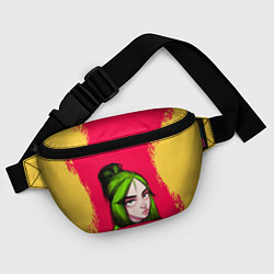 Поясная сумка BILLIE EILISH БИЛЛИ АЙЛИШ Z, цвет: 3D-принт — фото 2