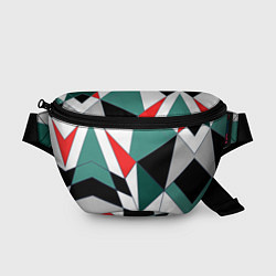 Поясная сумка Абстрактный геометрический, цвет: 3D-принт