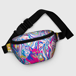 Поясная сумка Floppa Art, цвет: 3D-принт — фото 2