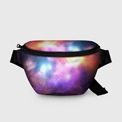 Поясная сумка Космос, сияние и звезды, цвет: 3D-принт