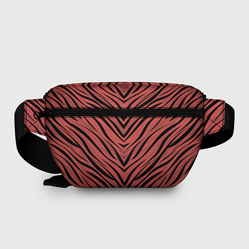 Поясная сумка Полосатый тигровый узор / 3D-принт – фото 2