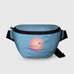 Поясная сумка Солнечный шар, цвет: 3D-принт