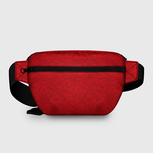 Поясная сумка Ярко-красный мраморный узор / 3D-принт – фото 2