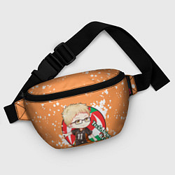 Поясная сумка Tsukishima Kei Haikyu Волейбол Z, цвет: 3D-принт — фото 2