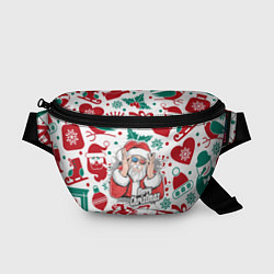 Поясная сумка Merry Christmas3D, цвет: 3D-принт