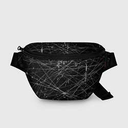 Поясная сумка ТЕКСТУРА ГРАНЖ GRUNGE, цвет: 3D-принт