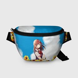 Поясная сумка Саю и Подсолнухи, цвет: 3D-принт