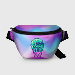 Поясная сумка Мороженое Ice Scream Череп Z, цвет: 3D-принт