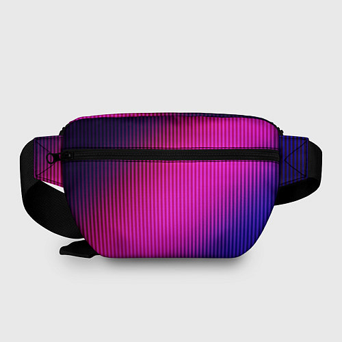 Поясная сумка Фиолетово-малиновый градиент / 3D-принт – фото 2