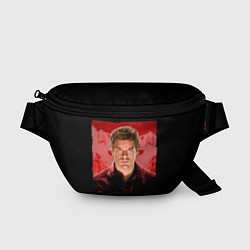 Поясная сумка Dexter Декстер портрет постер, цвет: 3D-принт