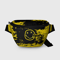 Поясная сумка Нирвана Гранж Nirvana Smile, цвет: 3D-принт