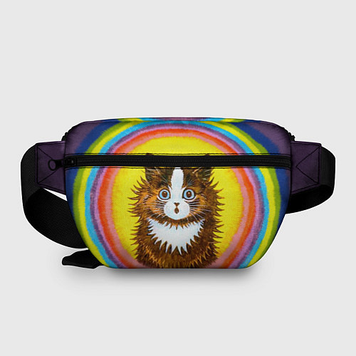 Поясная сумка Радужный кот Луиса Уэйна / 3D-принт – фото 2