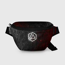 Поясная сумка Linkin Park Logo Линкин Парк, цвет: 3D-принт