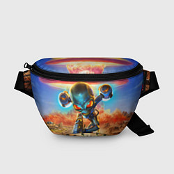 Поясная сумка Destroy all Aliens, цвет: 3D-принт