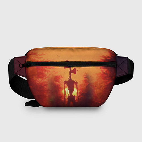 Поясная сумка СИРЕНОГОЛОВЫЙ НА ЗАКАТЕ / 3D-принт – фото 2