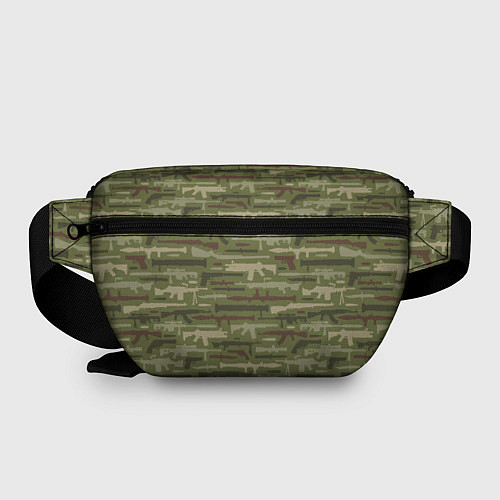 Поясная сумка Оружие камуфляж / 3D-принт – фото 2