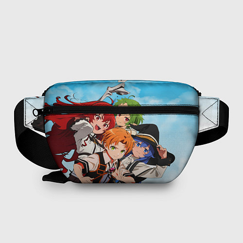 Поясная сумка Реинкарнация безработного главные герои / 3D-принт – фото 2