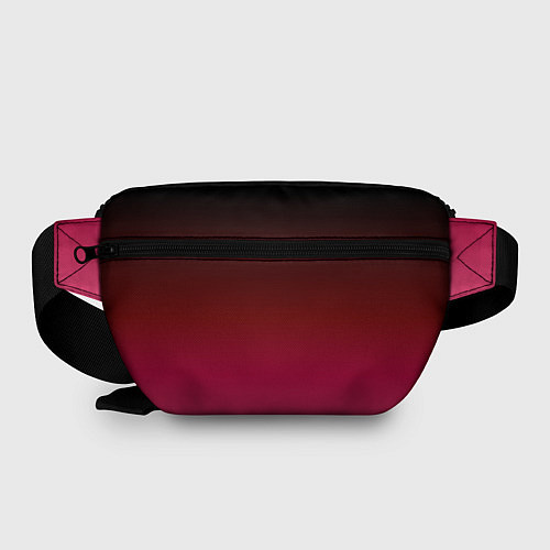 Поясная сумка Распорядитель игры на черно розовом фоне / 3D-принт – фото 2