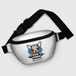 Поясная сумка Собачка Чихуахуа, цвет: 3D-принт — фото 2