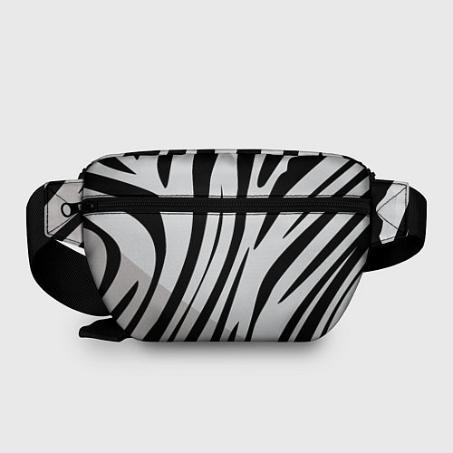 Поясная сумка Забавный Белый тигр / 3D-принт – фото 2