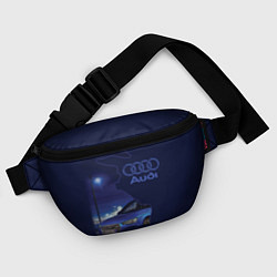 Поясная сумка AUDI лого, цвет: 3D-принт — фото 2